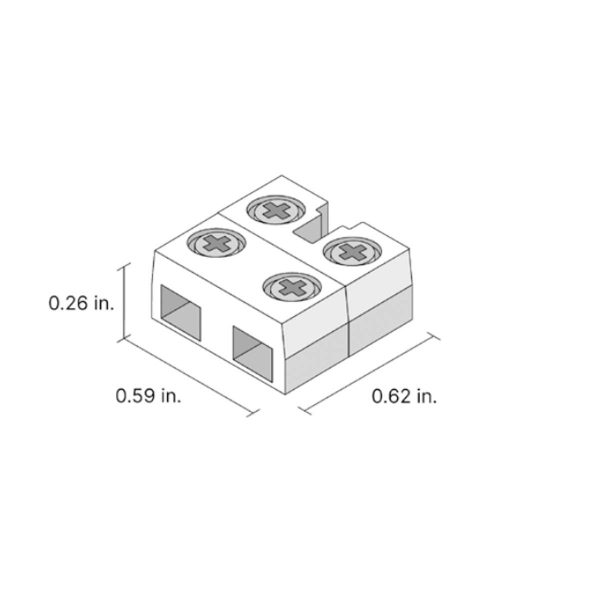 12mm Tape to Wire Terminal Block Connector for Valent X Strip Lights Discount