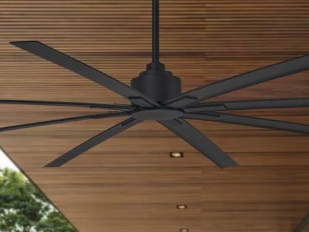 Xtreme H2O 84  Large Windmill Outdoor Ceiling Fan with Remote, Coal Hot on Sale