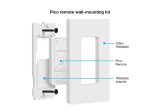 Pico Wireless Control Wall Mounting Kit, White For Sale