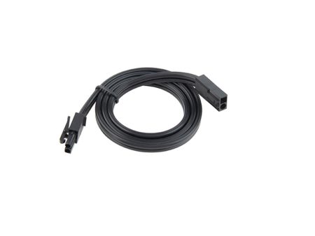 12in. Interconnect Cable for 3-CCT Puck Light, Black Fashion