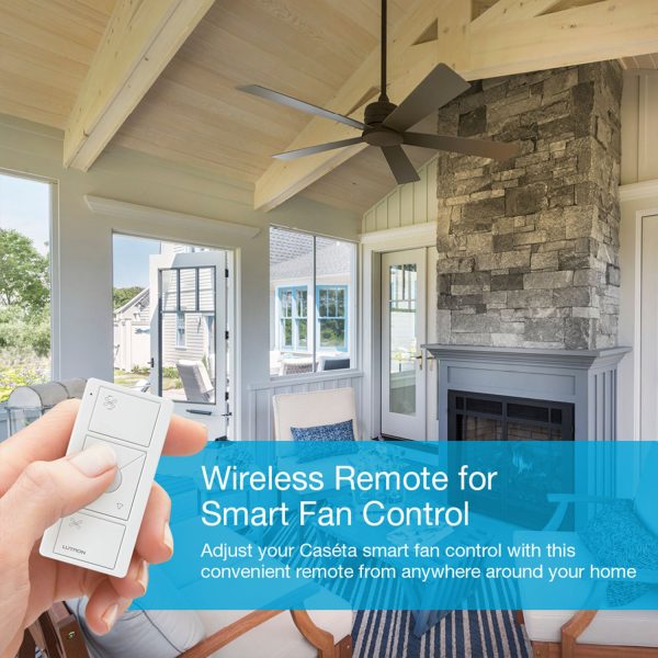 Pico Wireless Control 3-Button Smart Remote for Fans, White Online now