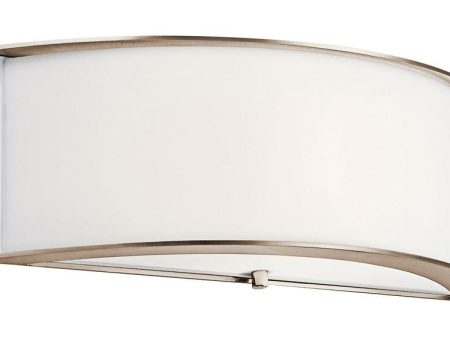 Arcola 15 in. LED Wall Light Nickel Finish on Sale