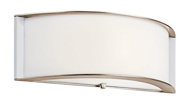 Arcola 15 in. LED Wall Light Nickel Finish on Sale