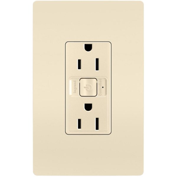 radiant 15A Smart Outlet with Netatmo, Light Almond For Cheap