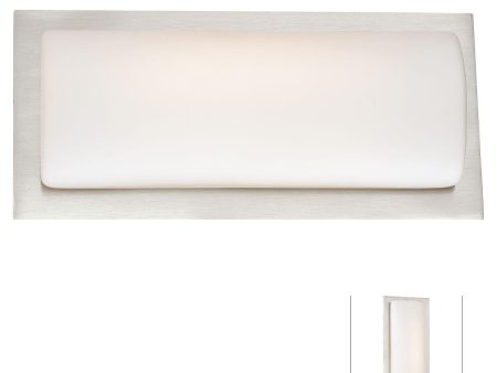 12 in. LED Wall Light Brushed Aluminum finish Online