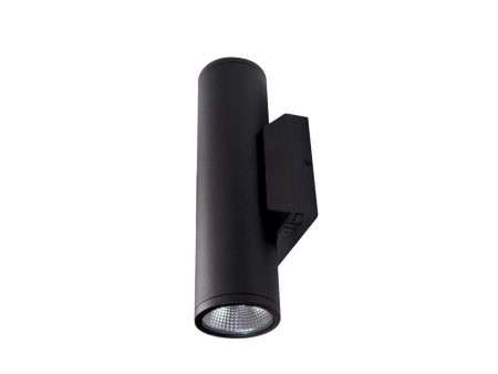 12 In 2 Lights LED Outdoor Cylinder Armed Sconce Up Down Bronze Finish Sale