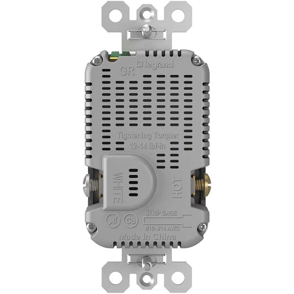 Tamper Resistant 20A Duplex Receptacle with USB Type A C Fast Charging, Nickel Sale