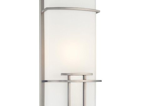 14 in. Wall Light Brushed Nickel finish Online now