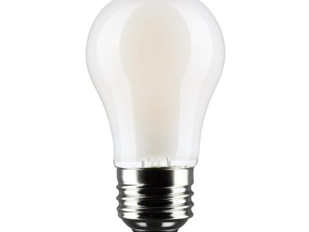 A15 LED Standard Bulb, 6 Watts, 450 Lumens, 2700K, E26 Medium Base, Frosted Finish, Pack of 2 Online Hot Sale