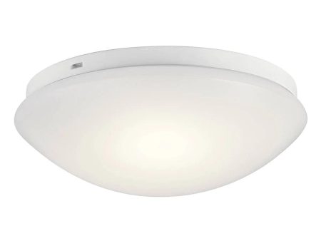 Ceiling Space 11 in. LED Ceiling Puff Light 120V, 3000K, 15W White Finish Online Sale