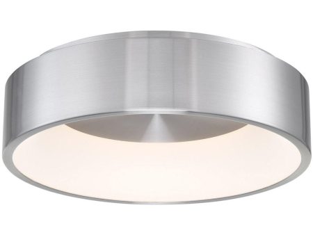 Corso 18 in. LED Flush Mount Light Aluminum Finish Cheap